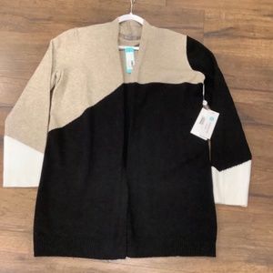 Evolution by Cyrus Open Cardigan NWT